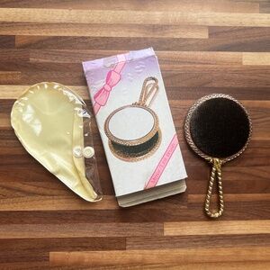 Vintage Lint Brush with PVC case - No Mirror!